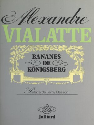 cover image of Bananes de Königsberg